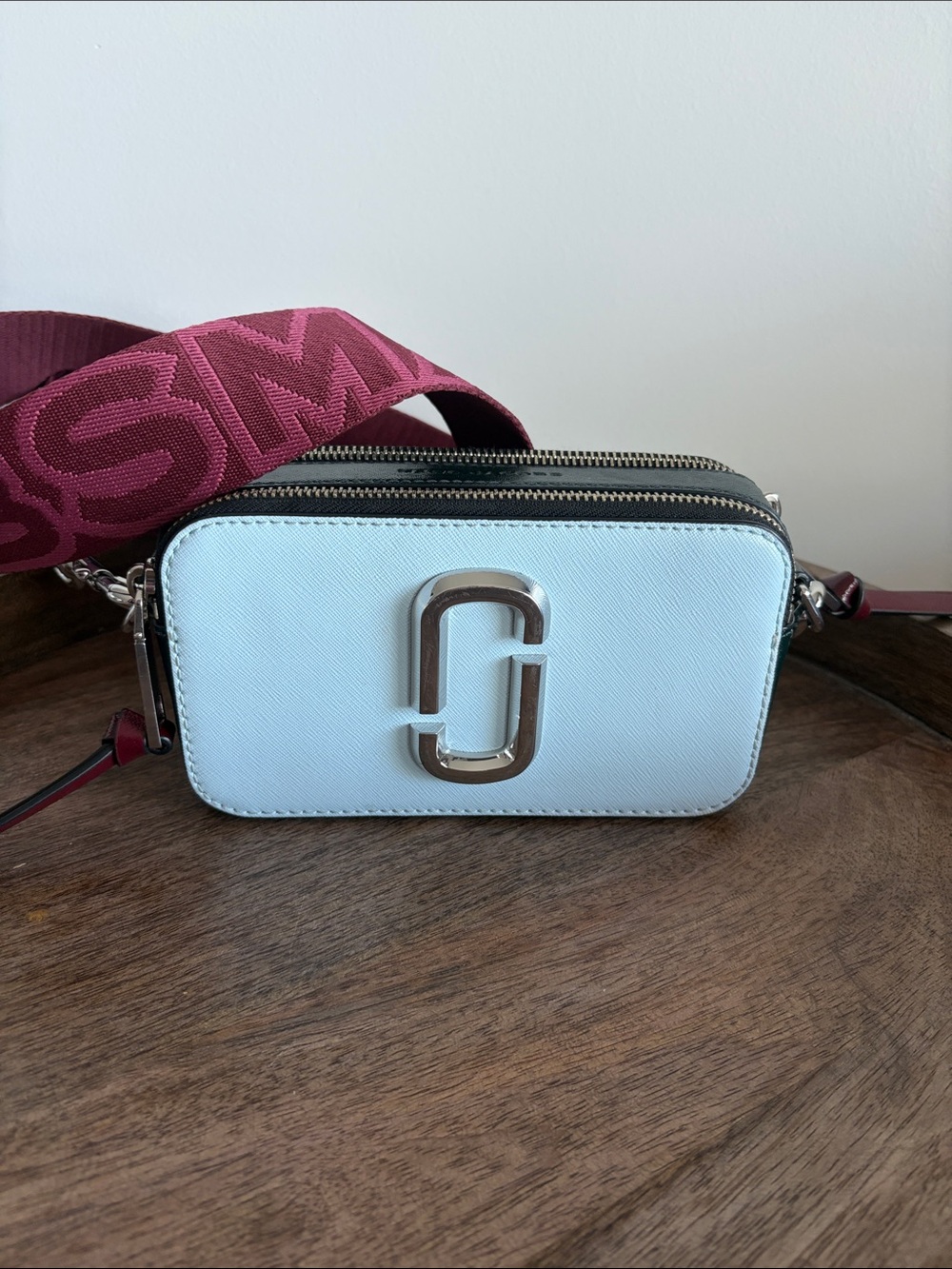 Marc Jacobs The Snapshot Air Blue Multi Colorblock Crossbody Bag